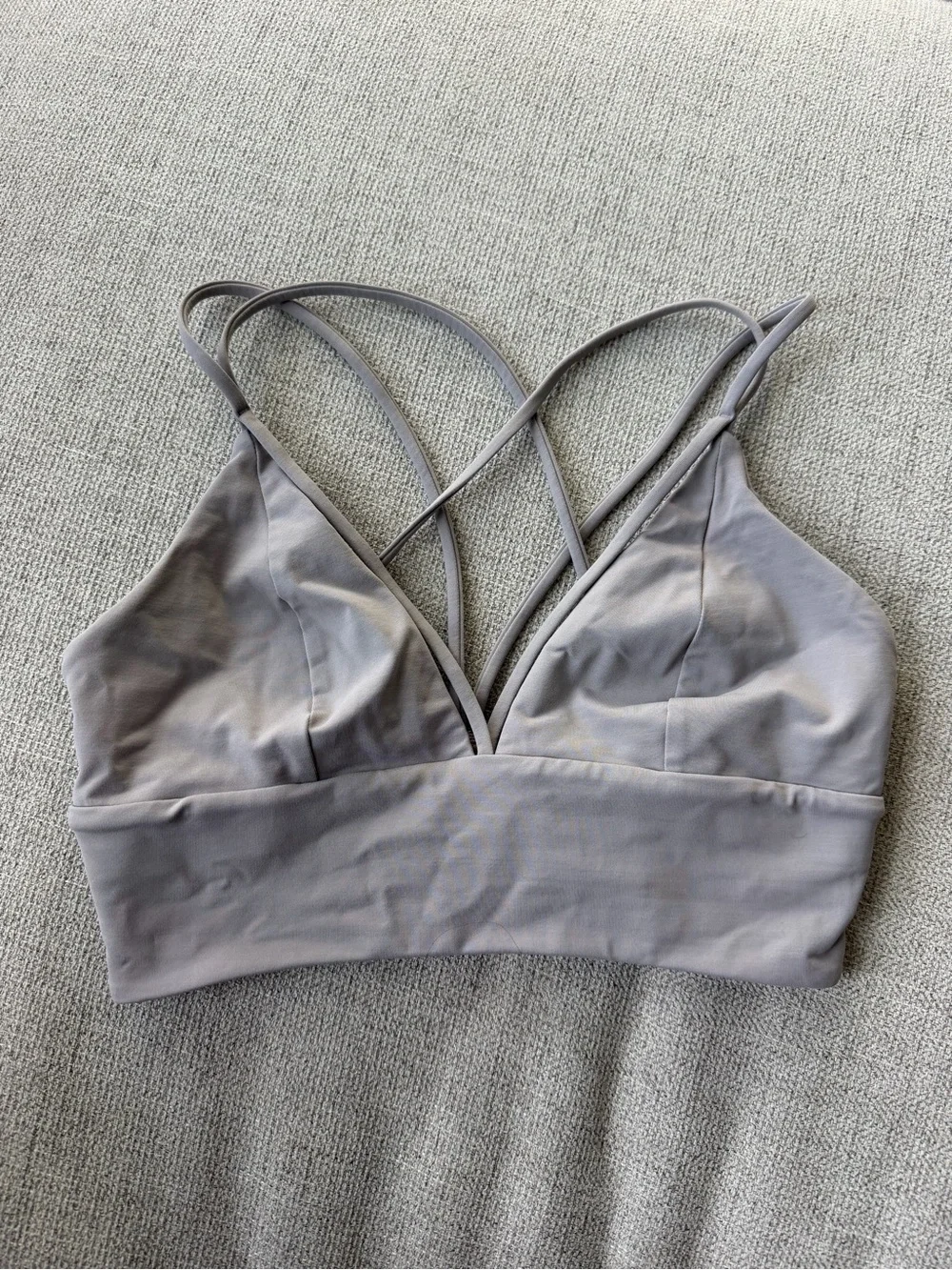 Lululemon Push the Limits Bra | Gray | Size 6